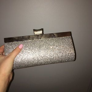 Silver Clutch/Crossbody